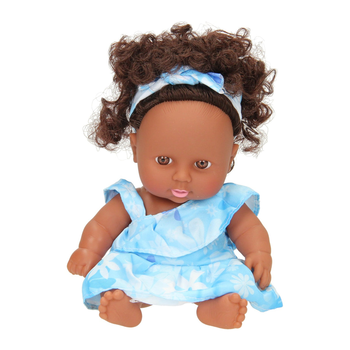 Baby Doll Curls avec robe, 22 cm