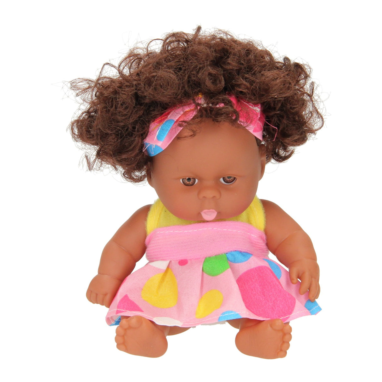 Baby Doll Curls avec robe, 22 cm