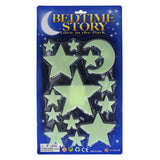 Glow in the dark set maan en sterren
