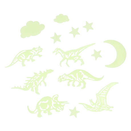 Glow in the dark dino's, 16dlg.