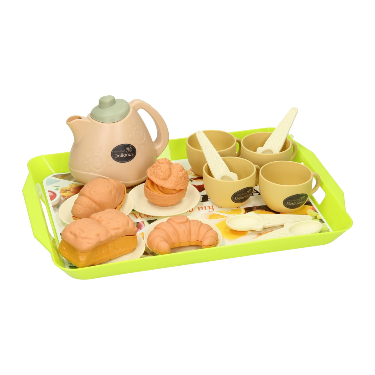 Tray Playets Breakfast Tea Set