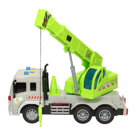 Lobbes speelgoed bv truck met haakarm met licht en geluid