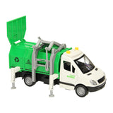 Camion de recyclage avec de la lumière et du son