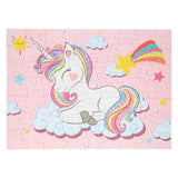 Lobbes speelgoed bv lobbes legpuzzel unicorn karton 63 stukjes fantasie puzzel kinderen.