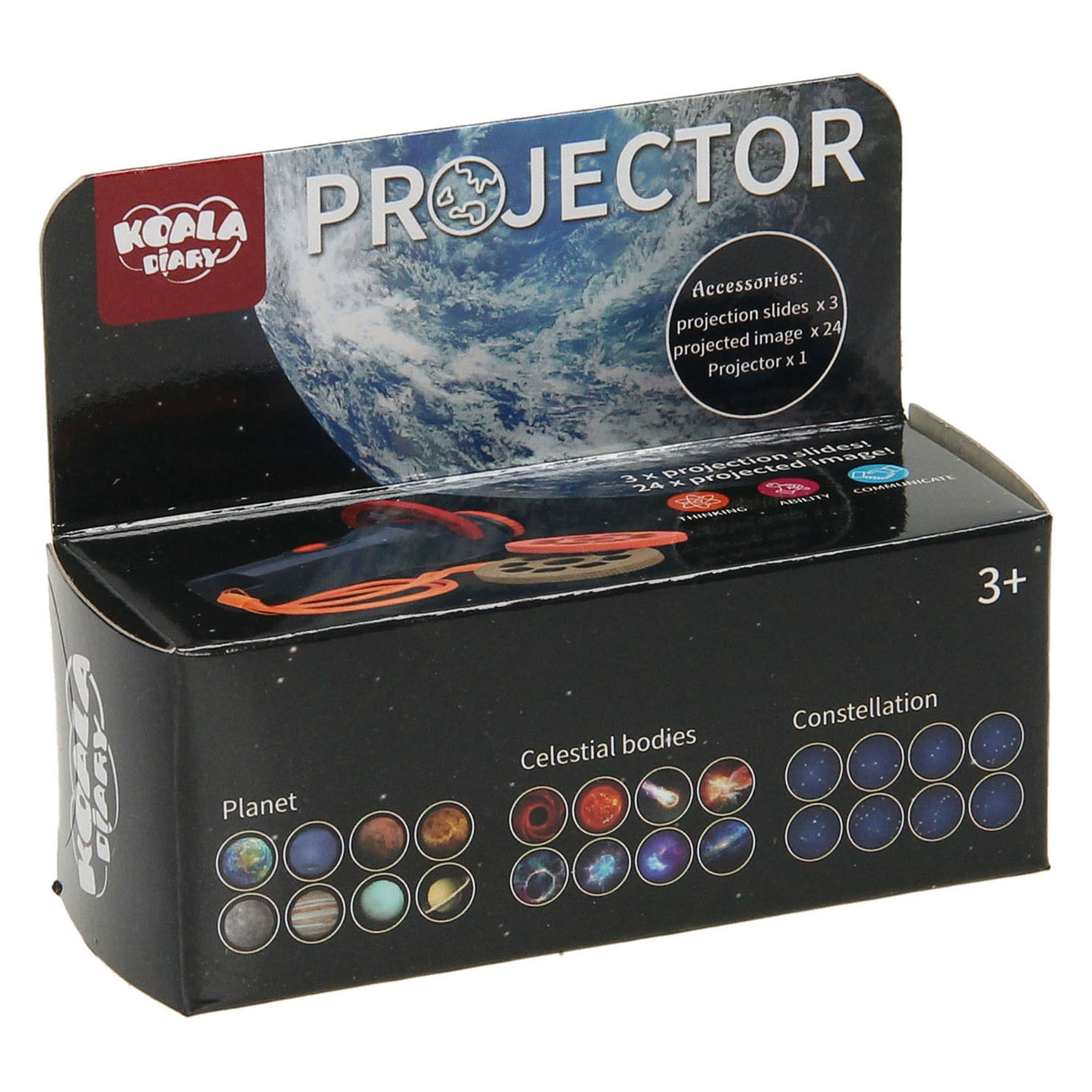 projectie zaklamp planeten