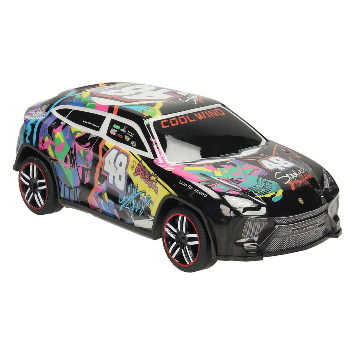 RC styrbar racingbil Softbody Graffity