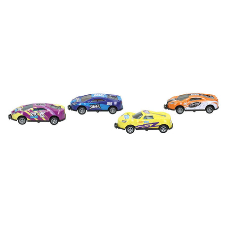 Raceauto backflip pull back set - 4st.