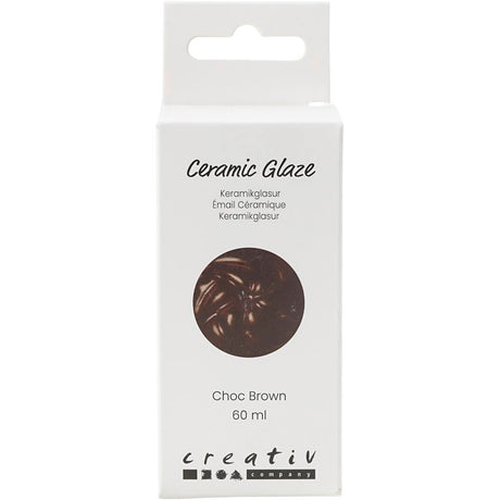 Creativ company https: www.cchobby.nl keramiek-glazuur-984-1101-c-dekkend-chocolate-brown-60-ml-1-doosje