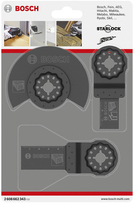 Bosch 3-delige universele set