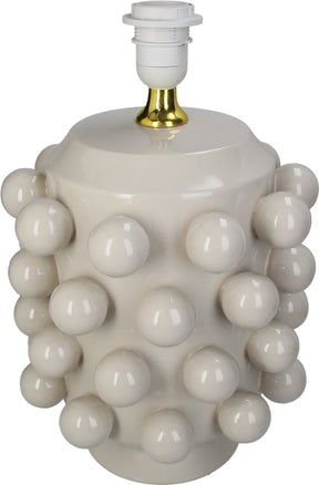 Hd collection lampvoet ballen aardewerk 24x24x36,5cm