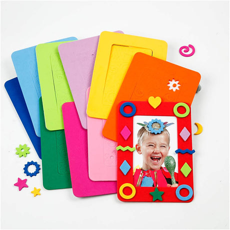 Creativ company creative foam fotolijsten 13x18 cm 10 stuks