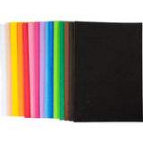 Creativ company zelfklevende foam a4 vellen - 15 kleuren - 30st