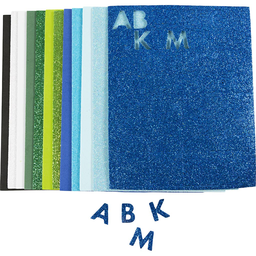 Http: www.cchobby.nl foam-vellen-afm-14x25-cm-dikte-2-mm-blauw-groen-harmonie-12-vel-1-doos