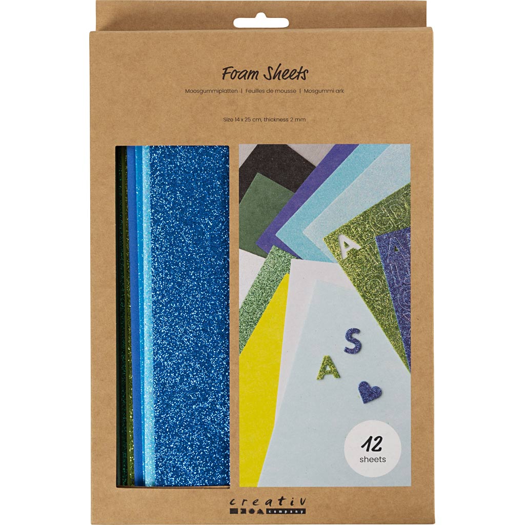 Http: www.cchobby.nl foam-vellen-afm-14x25-cm-dikte-2-mm-blauw-groen-harmonie-12-vel-1-doos