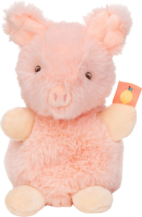 Happy horse varkentje penny knuffel 14 cm - perzikroze - baby knuffel
