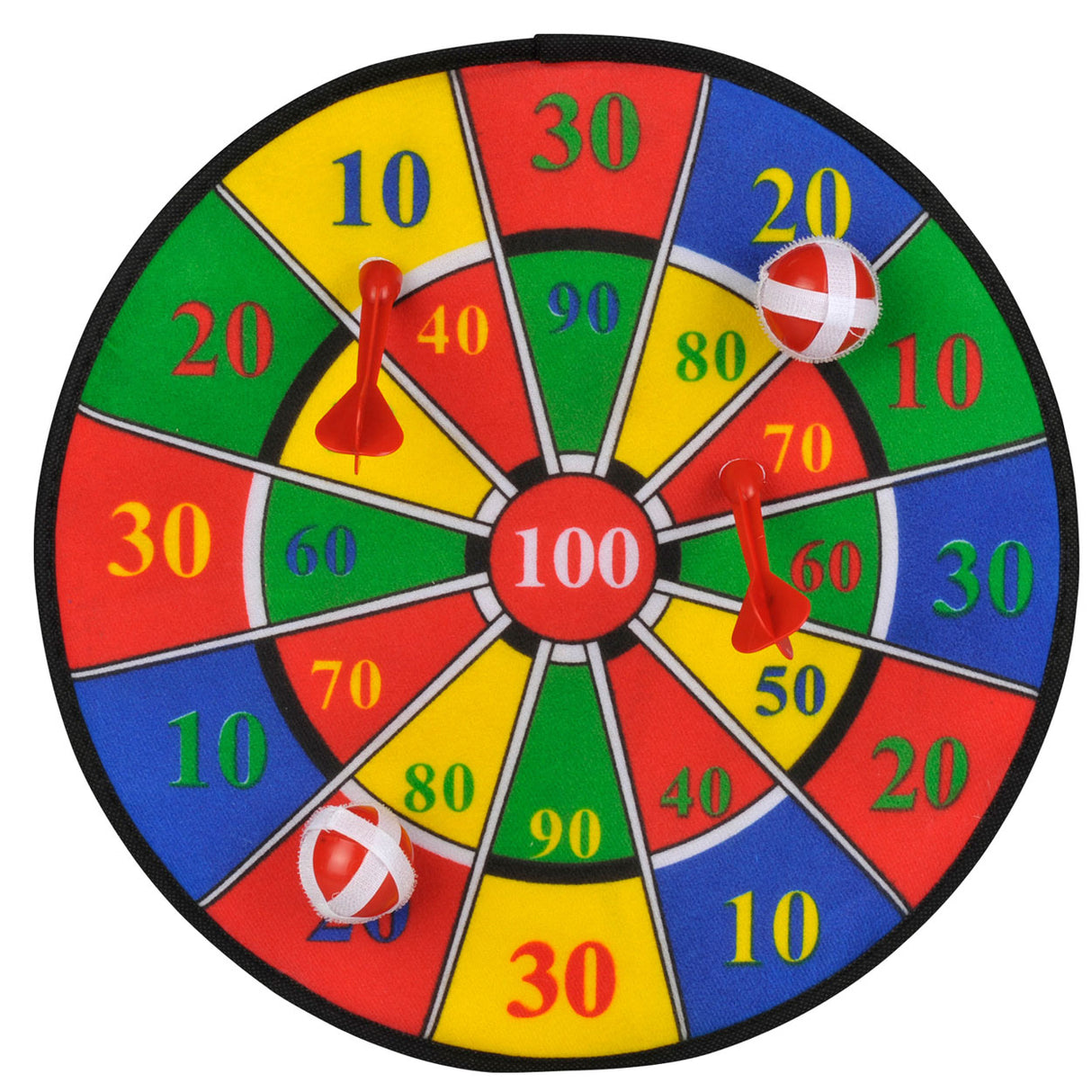 Dartboard med borrelås