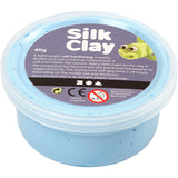 Silk clay - neon blauw, 40gr.