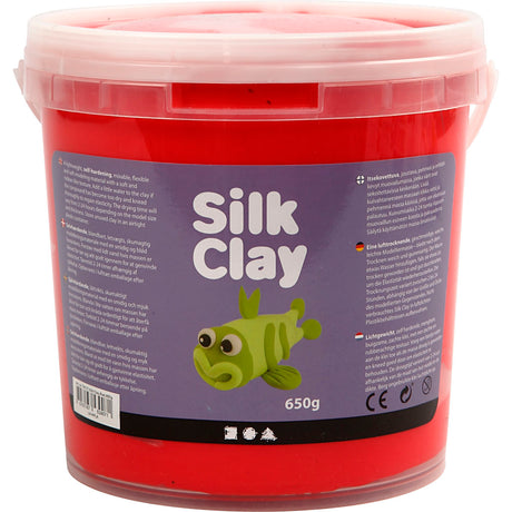 Silk clay http: www.cchobby.nl silk-clayr-rood-650-gr-1-emmer