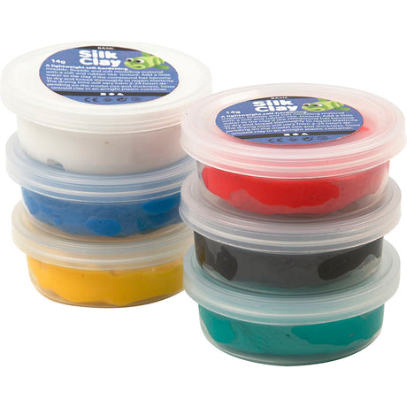 Silk clay http: www.cchobby.nl silk-clayr-standaardkleuren-6x14-gr-1-doos