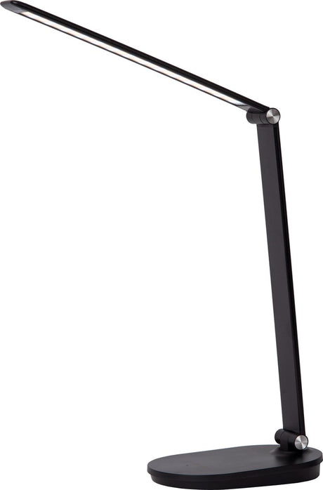Lucide aldwin - bureaulamp - led dimbaar - cct - 1x8w 2800k 6500k - zwart