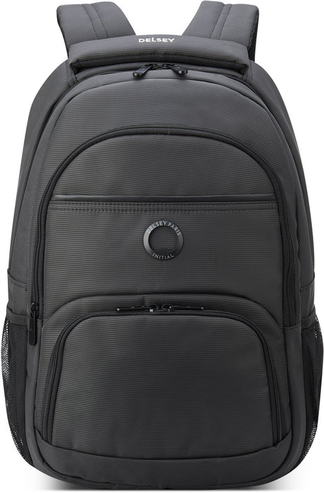 Delsey element backpack aviator – 21l – laptoprugzak 15 inch – usb-poort – rfid – graphite