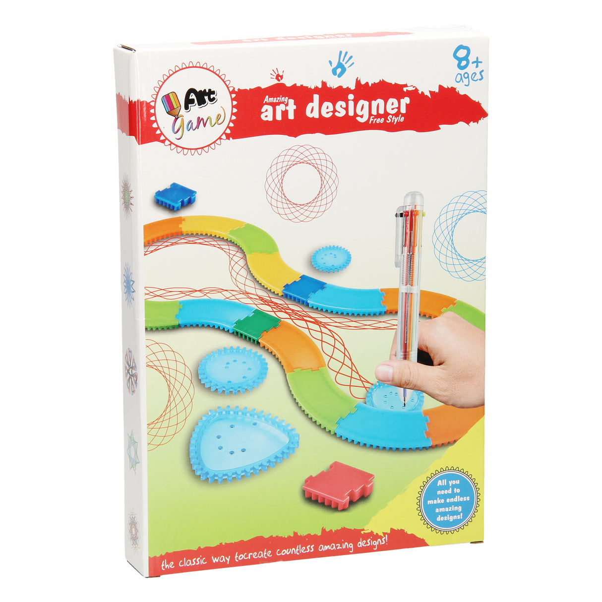 Spiral drawing set