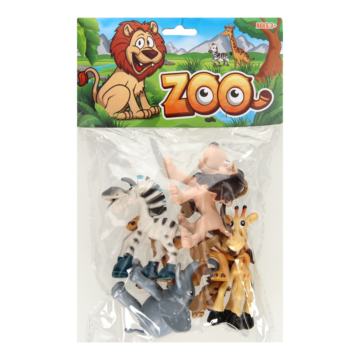 Madly wild animals play set 6dlg.