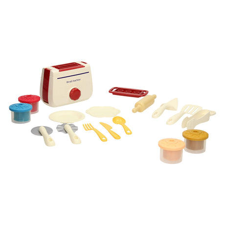 Kleiset broodrooster met toebehoren - 4 kleipotjes