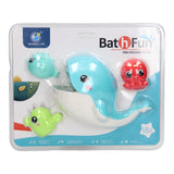 BATH PLAY SET WALVIS HAPPER, 4DLG.