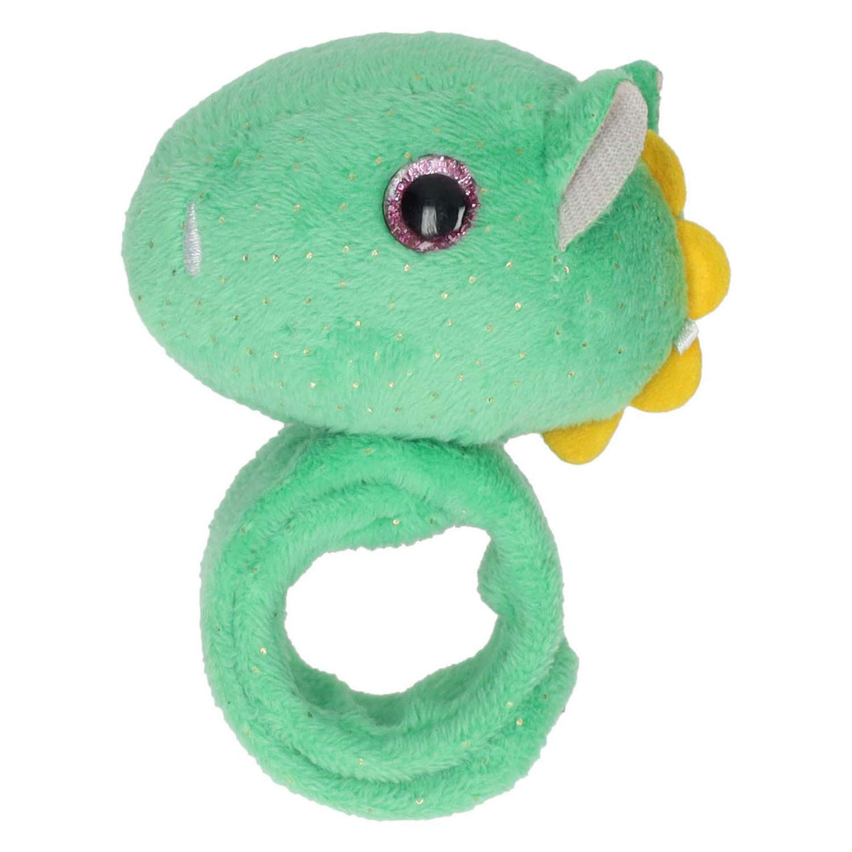 pluche klaparmband dino