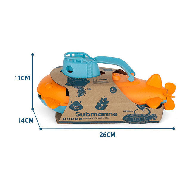 Sous-marin en plastique bio