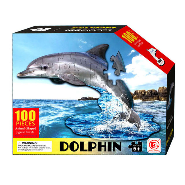 Shape puzzel dolfijn, 100st.