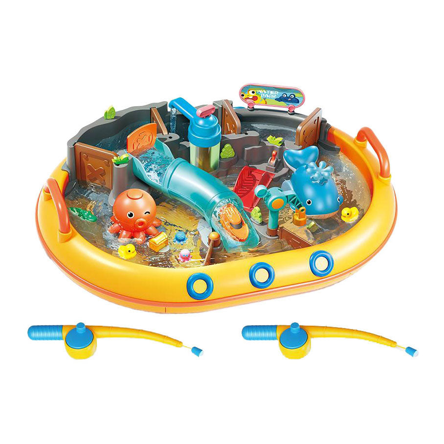 Waterparkset met 2 hengels