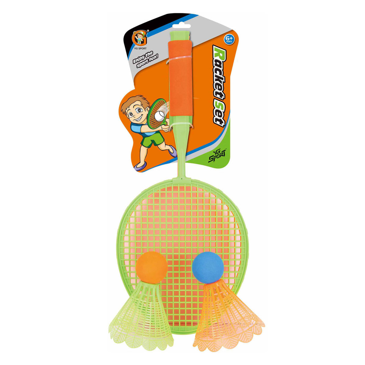 badmintonset grote shuttles