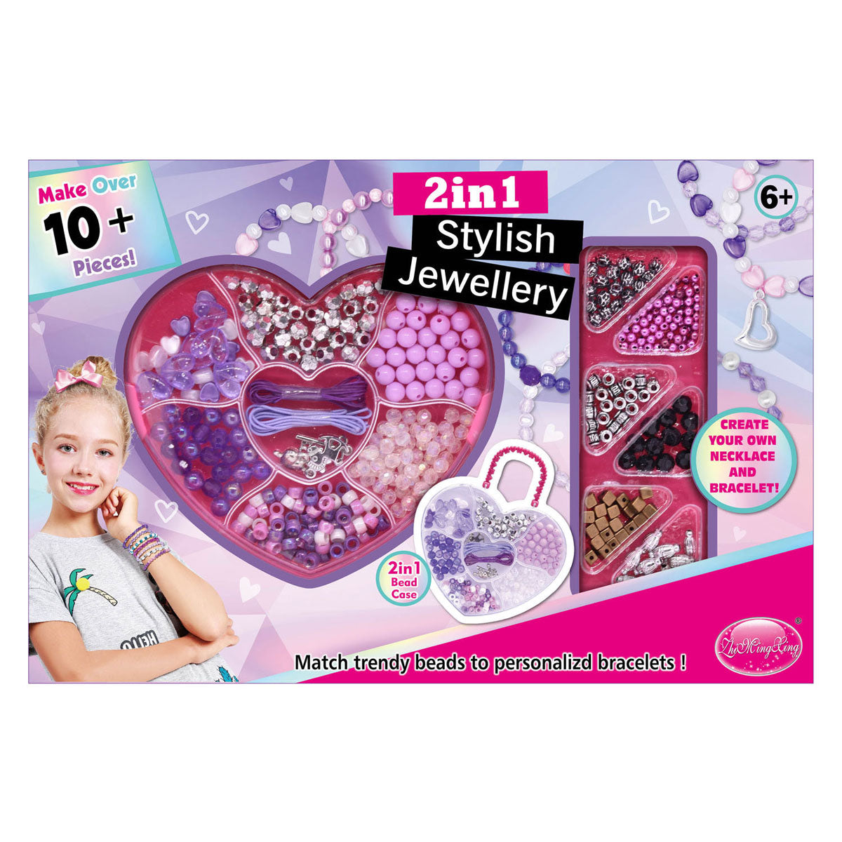 Stylish jewellery 2in1 hart sieraden maken