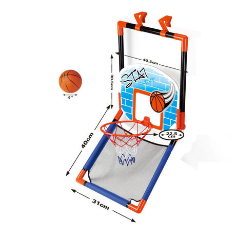Lobbes speelgoed bv basketbalbord deurhanger staand 40 cm
