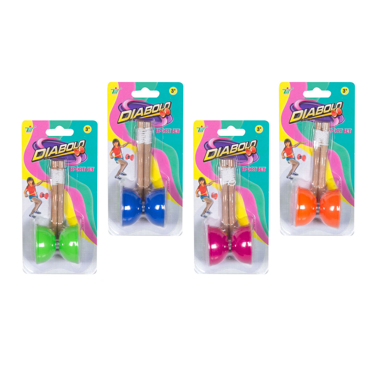Mini diabolo kleur