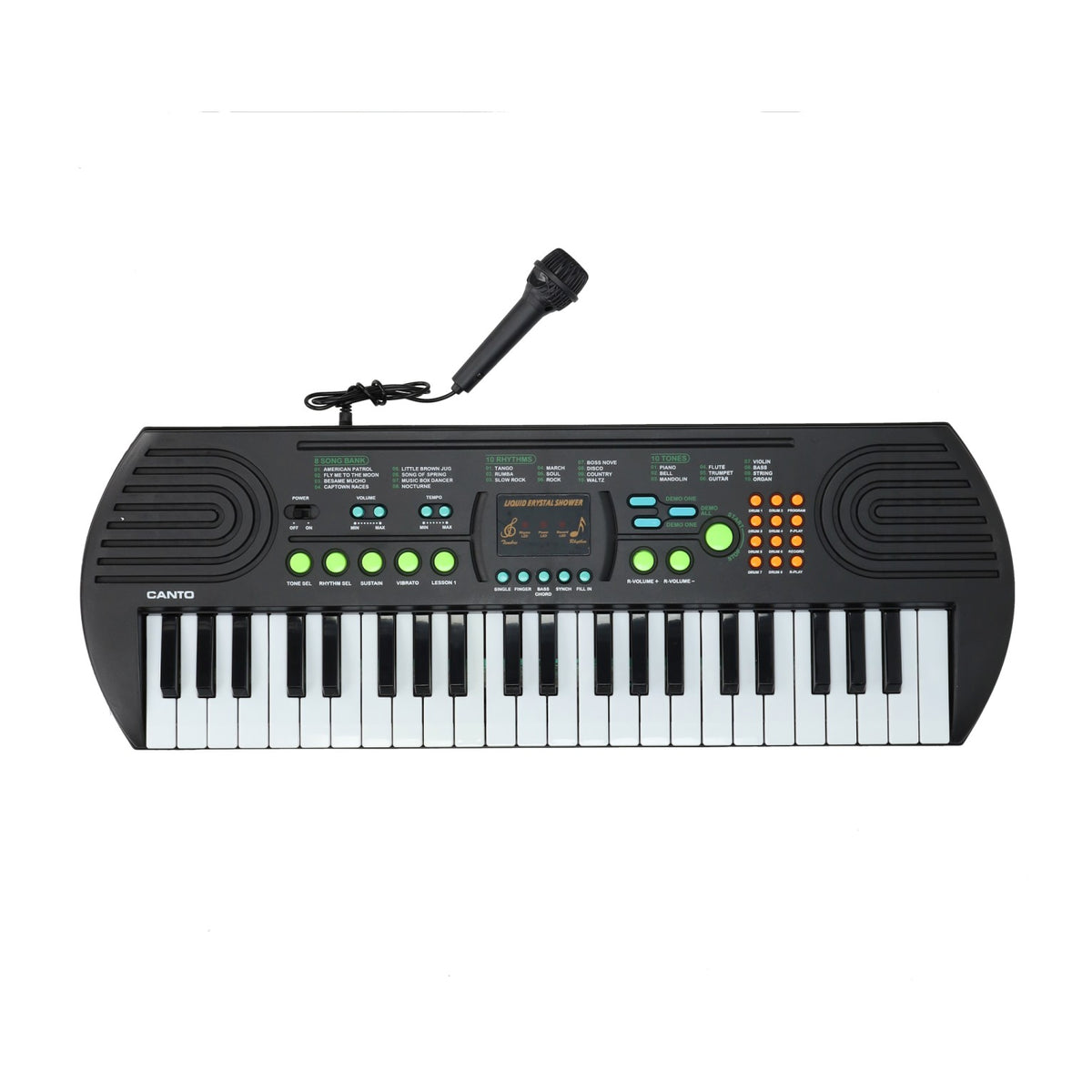 Electronisch keyboard met microfoon