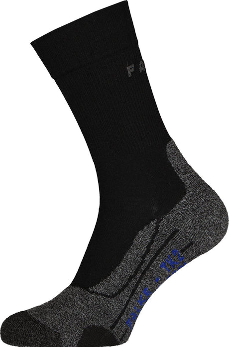 Falke tk2 cool anti-blaar dik lyocell functioneel materiaal wandelsokken dames zwart - maat 39-40 39 40