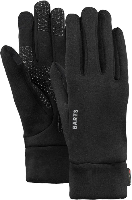 Barts powerstretch touch gloves unisex handschoenen maat m l - zwart m l