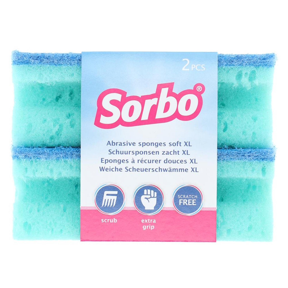 Sorbo schuurspons krasvrij xl set a 2dlg