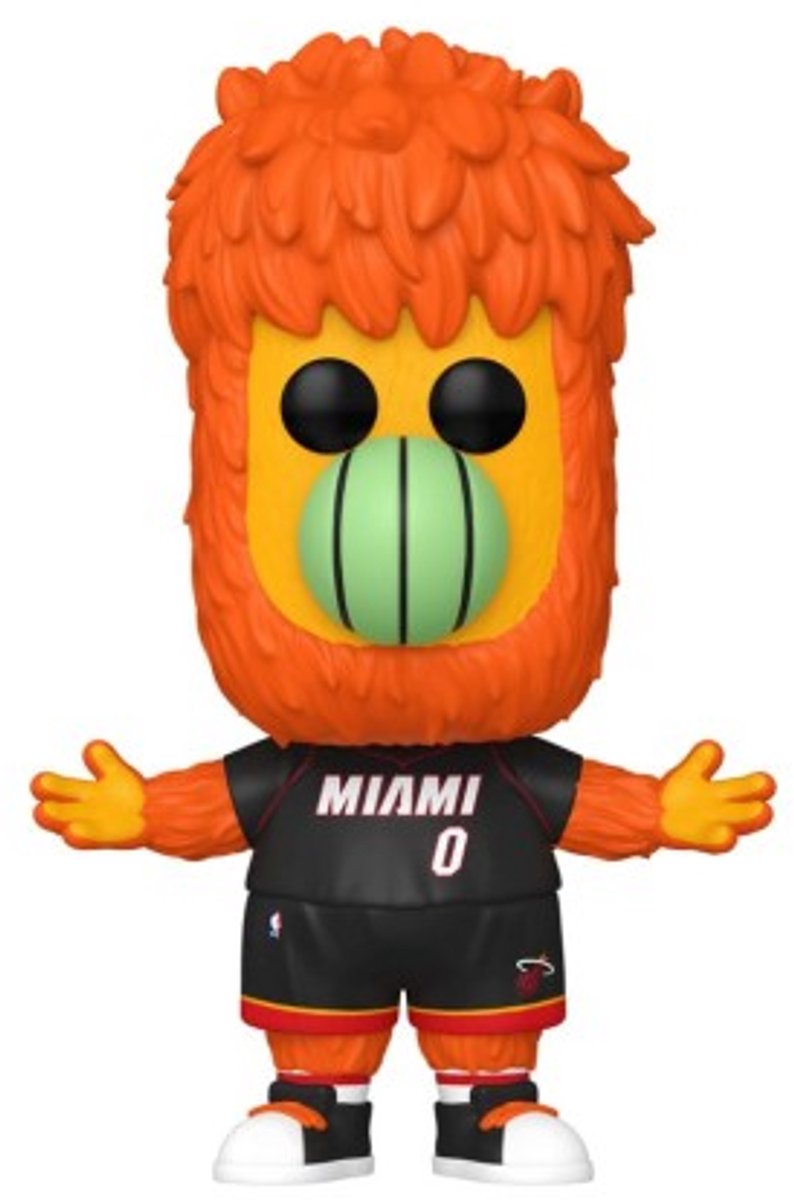Funko pop! vinyl figure nba mascot burnie - miami, 9 cm
