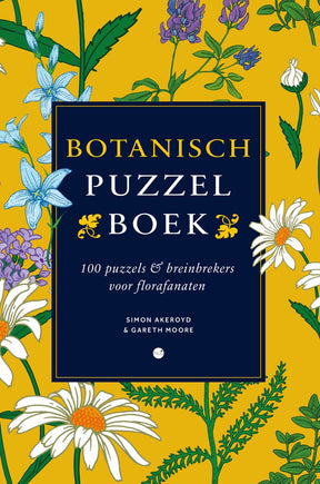 Mus botanisch puzzelboek - breinkrakers - logische puzzels - bloemen