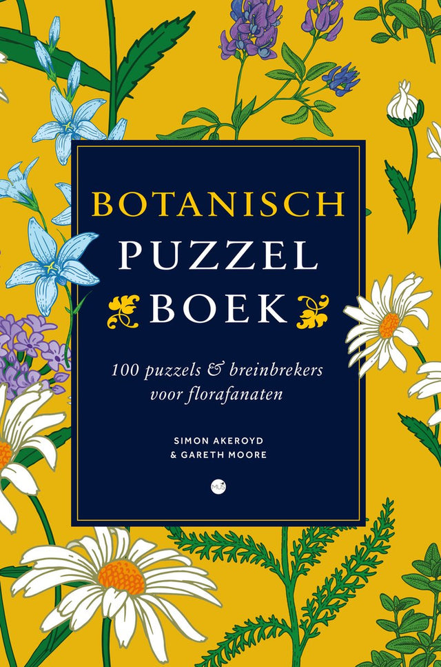 Mus botanisch puzzelboek - breinkrakers - logische puzzels - bloemen
