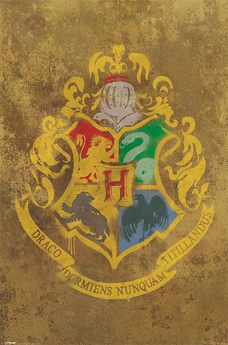 Harry potter hogwarts crest poster 61x91.5cm