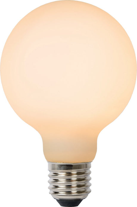 Lucide g125 - filament lamp - ø 12,5 cm - led 3 stepdim - e27 - 1x8w 2700k - opaal