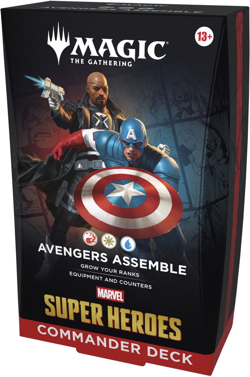 Magic: the gathering | marvel super heroes commander deck - avengers assemble