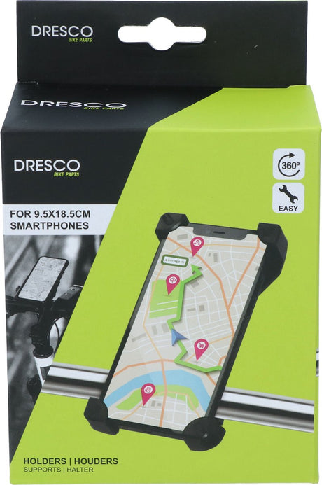 Dresco telefoonhouder fiets ez grip 85cm