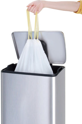 Eko - afvalzakken 50-90 liter (g) - wit - 1x10 stuks