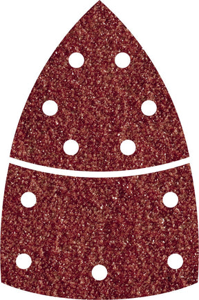 Wolfcraft - mouse schuurpapier korrel 120 - 10 stuks - 95mm - zelfhechtend multischuurmachine schuurblad - 1814000